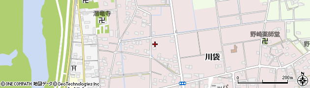 静岡県磐田市川袋569-1周辺の地図