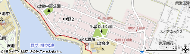 兵庫県神戸市西区中野周辺の地図