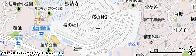 兵庫県神戸市須磨区桜の杜周辺の地図