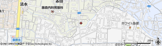 岡山県岡山市中区赤田222周辺の地図