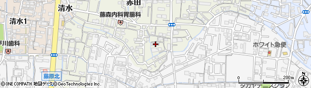 岡山県岡山市中区赤田228周辺の地図