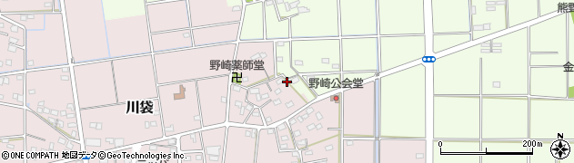 静岡県磐田市川袋986周辺の地図