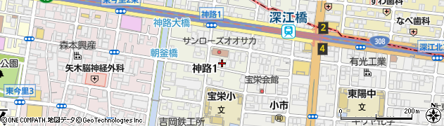 サヌキ印刷株式会社　大阪営業所周辺の地図