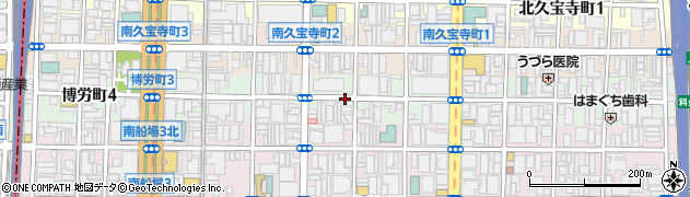 大阪府大阪市中央区博労町周辺の地図