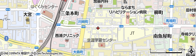 東洋シヤッター株式会社奈良中央営業所周辺の地図