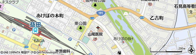 ニュータウン益田周辺の地図