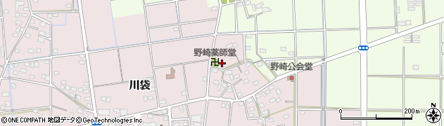 静岡県磐田市川袋981周辺の地図