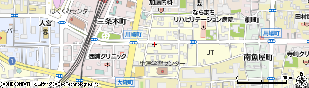 奈良県奈良市杉ヶ西町周辺の地図