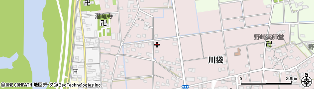 静岡県磐田市川袋569周辺の地図