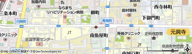 奈良県奈良市南魚屋町7周辺の地図