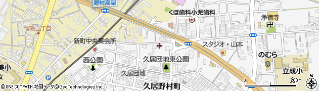 三重県津市久居野村町412周辺の地図
