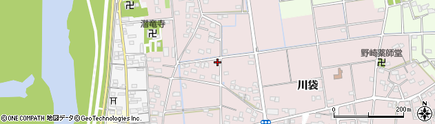 静岡県磐田市川袋490周辺の地図