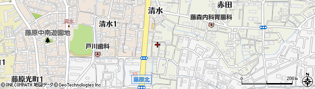 岡山県岡山市中区赤田19周辺の地図