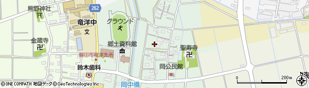 静岡県磐田市岡298周辺の地図