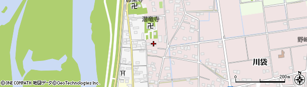 静岡県磐田市川袋466周辺の地図