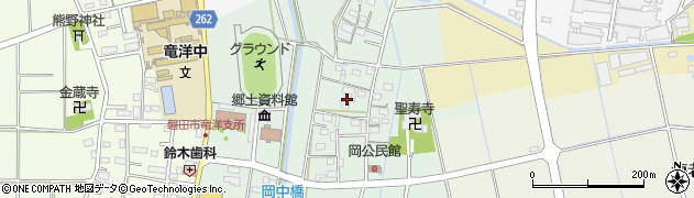 静岡県磐田市岡307周辺の地図