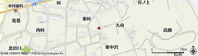 愛知県豊橋市小島町（東峠）周辺の地図