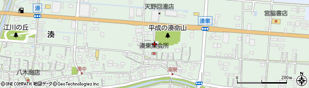静岡県袋井市湊560-1周辺の地図
