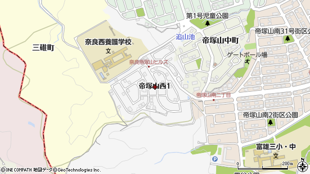 〒631-0066 奈良県奈良市帝塚山西の地図