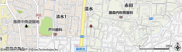岡山県岡山市中区赤田43周辺の地図