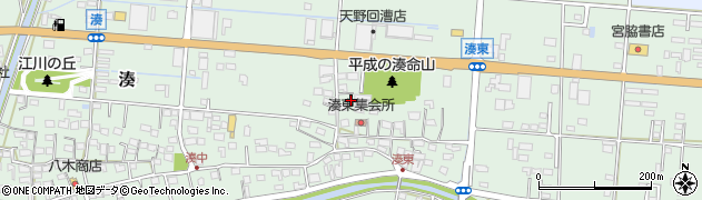 静岡県袋井市湊560周辺の地図