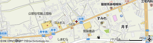 吉井美容室周辺の地図