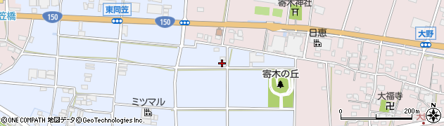静岡県袋井市東同笠132-4周辺の地図
