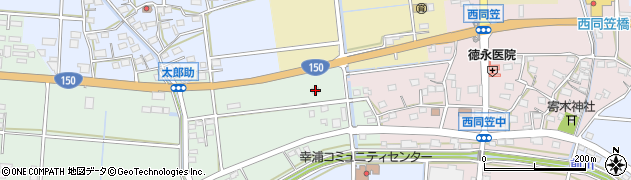 静岡県袋井市湊1068周辺の地図