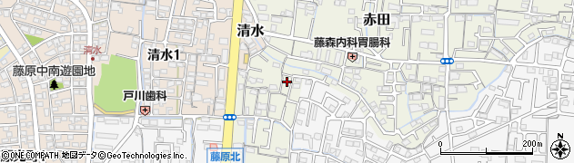 岡山県岡山市中区赤田38周辺の地図