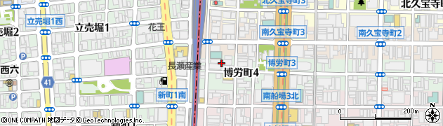大阪府大阪市中央区博労町4丁目5周辺の地図