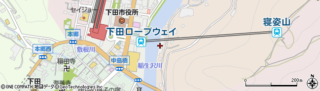 下田魚河岸急送株式会社　市場事務所周辺の地図