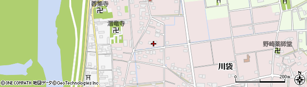 静岡県磐田市川袋337周辺の地図