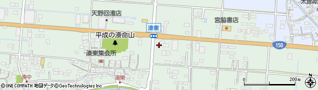 静岡県袋井市湊891周辺の地図