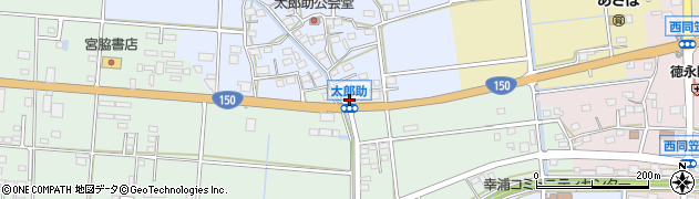 静岡県袋井市湊2384周辺の地図
