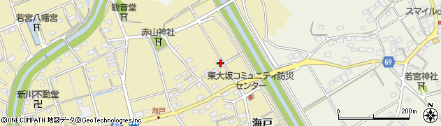静岡県掛川市海戸周辺の地図