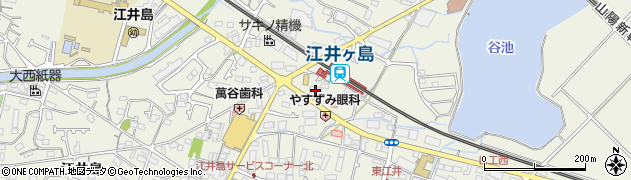 日新信用金庫江井ケ島支店周辺の地図