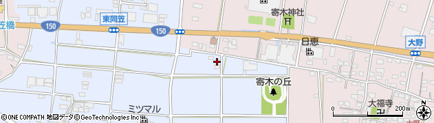 静岡県袋井市東同笠132周辺の地図