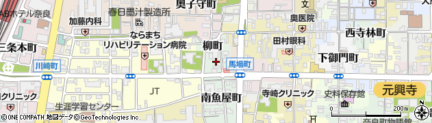 奈良県奈良市南魚屋町2周辺の地図