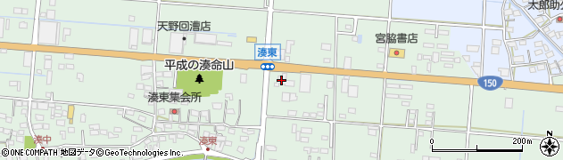 静岡県袋井市湊891-1周辺の地図