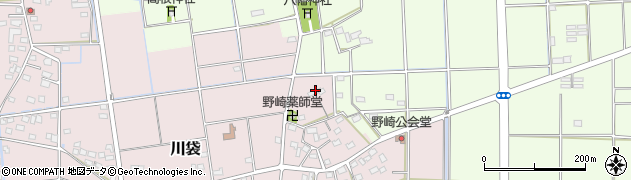 静岡県磐田市川袋982周辺の地図