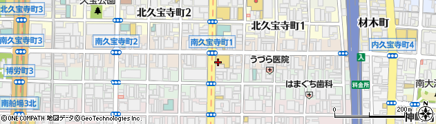 マクドナルド堺筋南久宝寺店周辺の地図