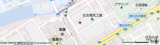 大阪府大阪市此花区島屋1丁目周辺の地図