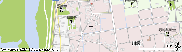 静岡県磐田市川袋539周辺の地図