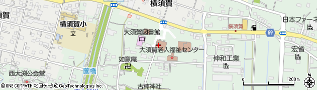 ＪＡ遠州夢咲大須賀周辺の地図