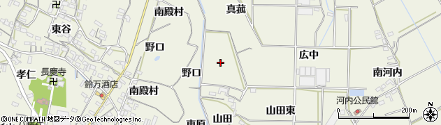愛知県豊橋市杉山町（真菰）周辺の地図