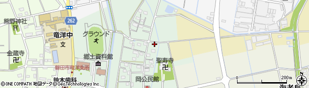静岡県磐田市岡318周辺の地図