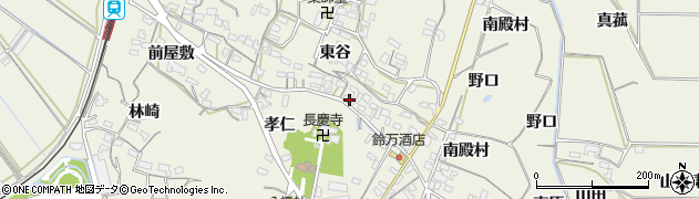 愛知県豊橋市杉山町東谷61周辺の地図
