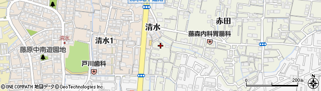 岡山県岡山市中区赤田50周辺の地図