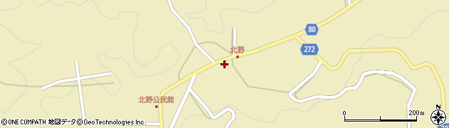 奥上製茶工場周辺の地図