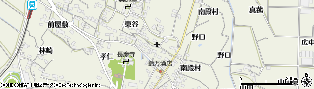 愛知県豊橋市杉山町東谷11周辺の地図